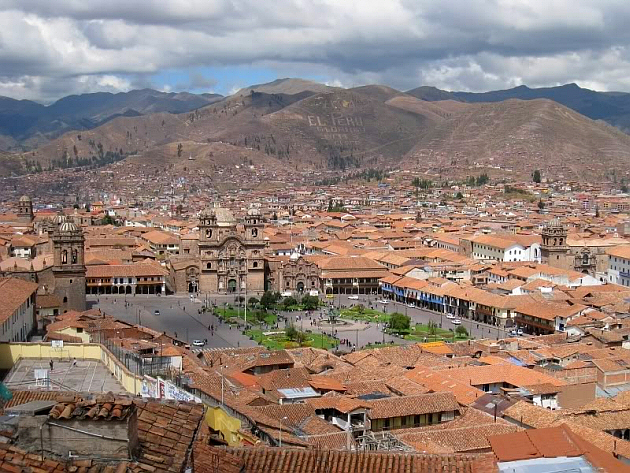 The Plaza de Armas the Main Square of Cuzco