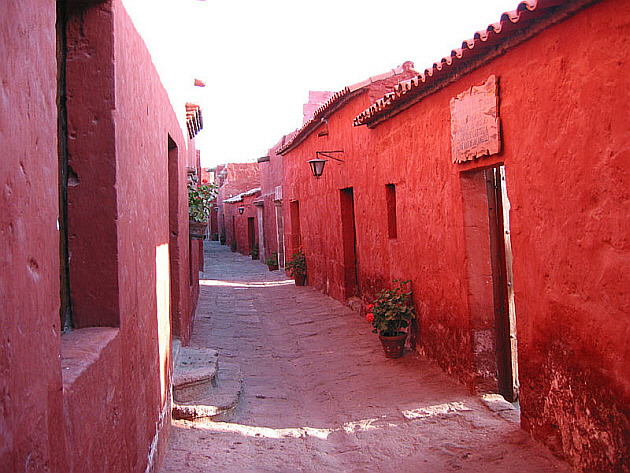 A "Red Street" in Arequipa